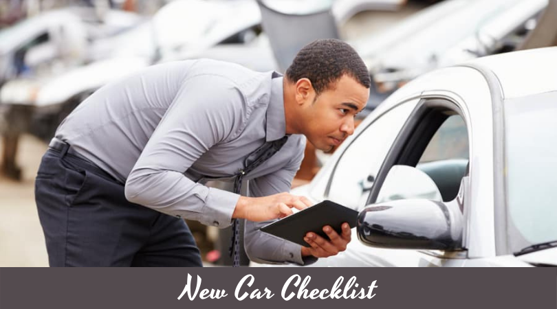 New Car Checklist
